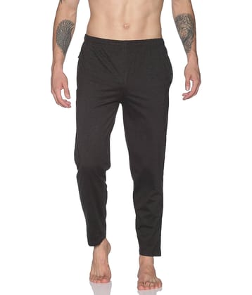 Dollar Navy Cotton Solid Trackpants Single