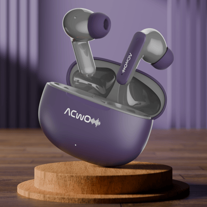 DwOTS 121: 55 Hours Music Playtime (Dusty Lavender) Earbuds Dusty Lavender