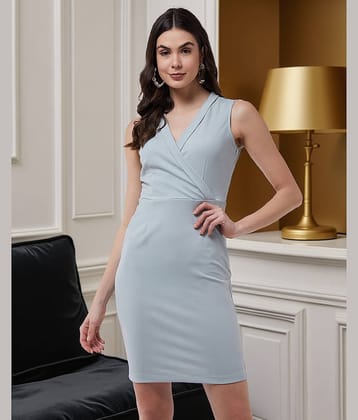 Zima Leto Women Polyester Fit & Flare Dress ( Green )