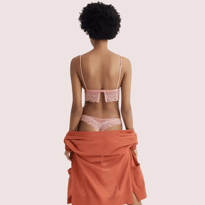 Ultra Luxury Silk Satin Lace Briefs Gift Box