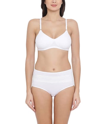 Clovia Cotton Bra and Panty Set