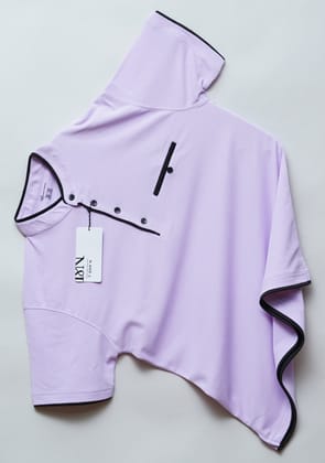 Lavender | Henley Neck T-Shirt | PocketCut-M