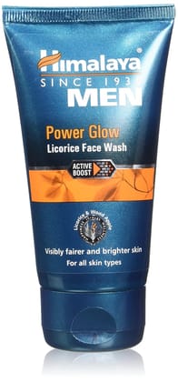 Himalaya Men Power Glow Licorice Face Wash, 50Ml