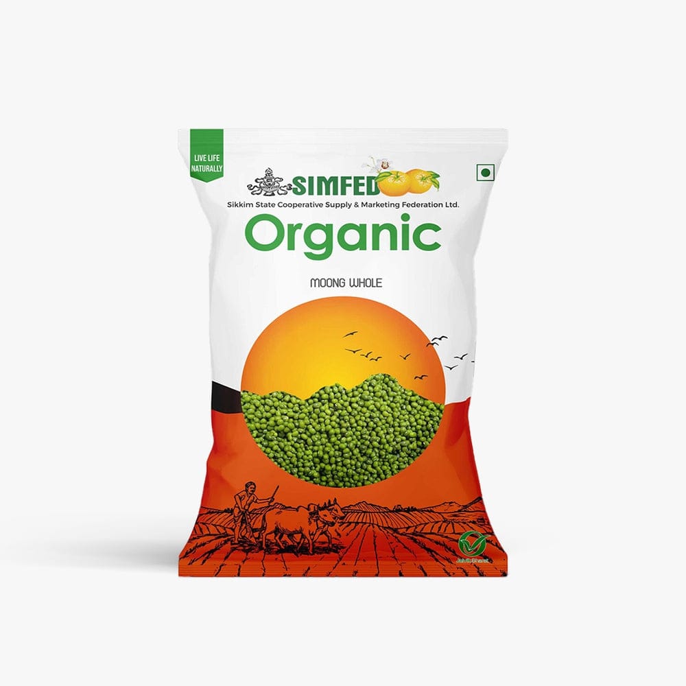 SIMFED Organic Moong Whole 1Kg