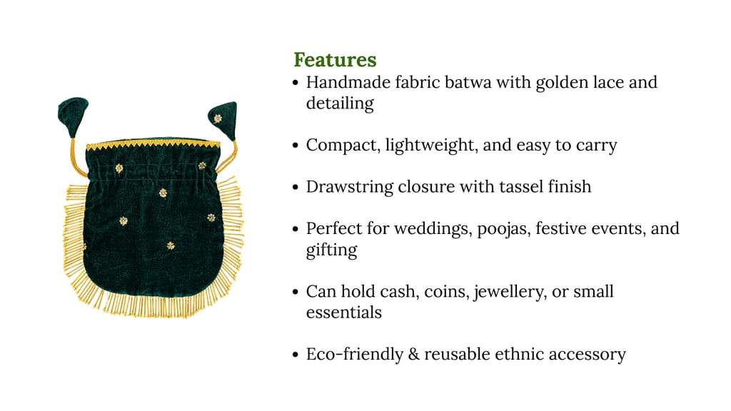 Handmade Fabric Batwa 1 Piece Each