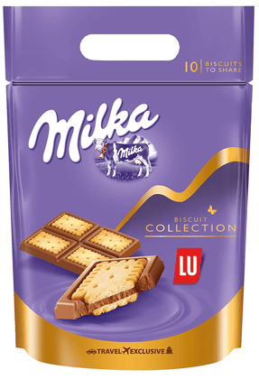 Milka Chocolate With LU Biscuits Collection, 350 gm