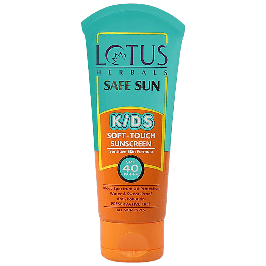 Lotus Herbals Safe Sun Kids Soft-Touch Sunscreen SPF 40-80g