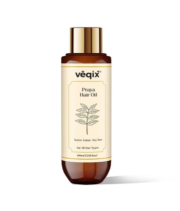 Veqix Praya for Hair fall Control & Growth, With Neem Lotus Tea Tree Hair Oil100ml (Pack Of 1)