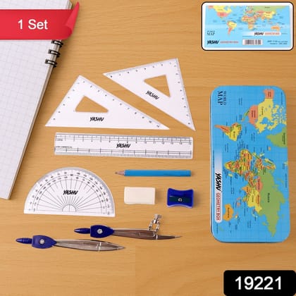 Yashu Complete Geometry Box Set with Compass