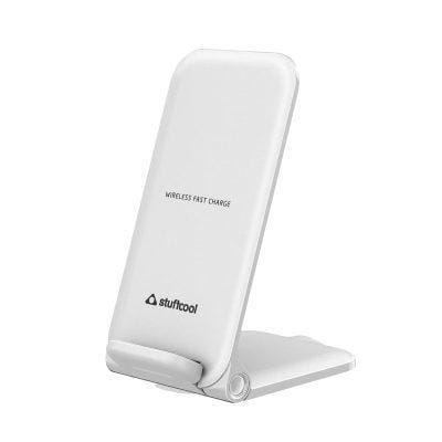 Stuffcool WC720 Foldable 15W Wireless Charger  Compatible with iPhone 13, iPhone 12, Samsung S21/S21 Ultra, Note 20 Ultra, and Other Flagship Devices