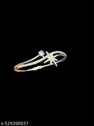 Graceful Rose Gold, Silver Bracelet & Bangles