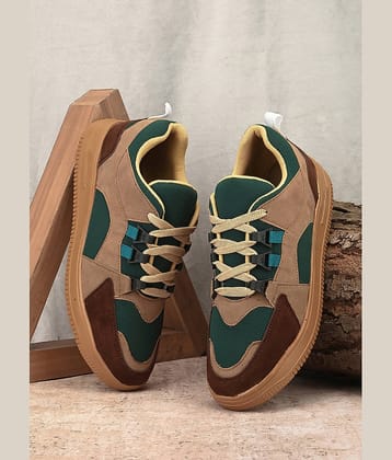 Karsun Maroon Men's Sneakers