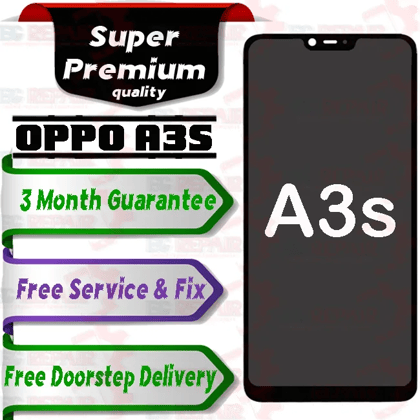 Oppo A3s Combo LCD with Touch Screen for A3s  Black