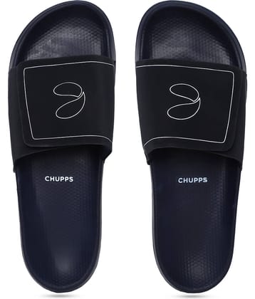 CHUPPS Navy Men's Slide Flip Flop