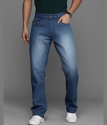 Eyebogler Skinny Fit Faded Men's Jeans - Navy Blue ( Pack of 1 )