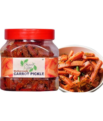 Natural Diet Mother Made Carrot Pickle Gajjar ka Achar Premium Pickle Jar ||Ghar Ka Achar ||Mouth-Watering Pickle 500 g