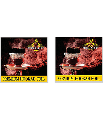 Puff Smart Foil Paper Pre-Cut Square Sheets ( Pack Of 2 )