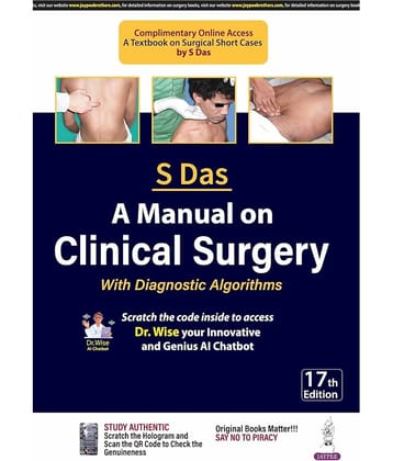 A Manual On Clinical Surgery By S Das (S) Paperback – 1 January 2024