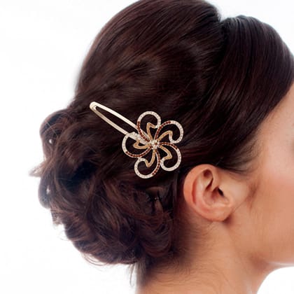 Premium Brass Tic Tac Hair Pin-ACTTFUD14CLRSL