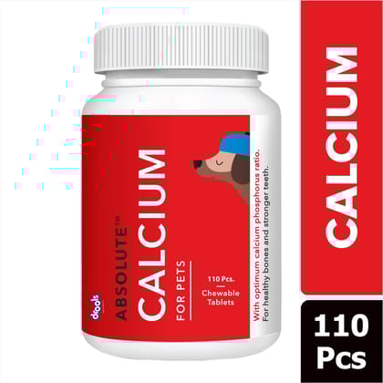 Drools Absolute Calcium Tablet- Dog Supplement, 110 Pieces