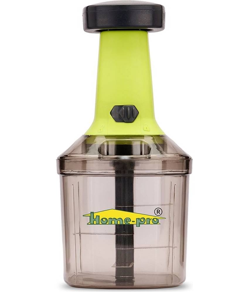 HomePro Kitchen Product 1000ML Manual Push Chopper With Stainless Steel Blade