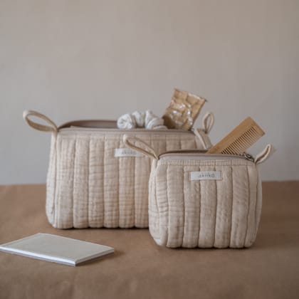 Fyra Triangle Pouches-Small / Butter