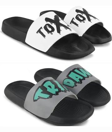 PERY PAO Multi Color Men's Slide Flip Flop
