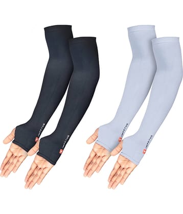 Impetus Multicolor Solid Riding Sleeves ( Set of 2 )