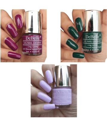 DeBelle Multi Glossy Nail Polish 24 ( Pack of 3 )
