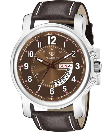 Walrus na Leather Analog Men's Watch