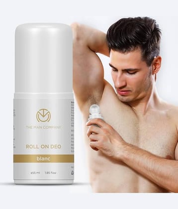 The Man Company BLANC Roll On for Men 55ml Deodorant Roll-ons for Men 55 ml ( Pack of 1 )