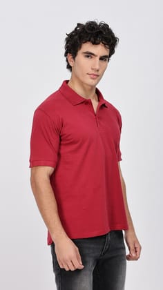 Classic Red Polo T-shirt-S