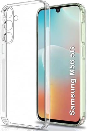 PLUGTECH TPU Ultra Hybrid Clear Camera Protection Back Cover Case for Samsung Galaxy M56,Samsung Galaxy F56-Transparent