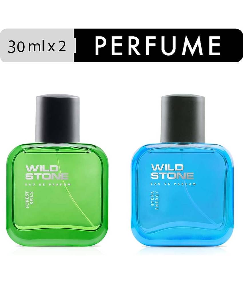 Wild Stone Forest Spice and Hydra Energy Perfume Combo for Men Eau de Parfum - 60 ml (For Men)