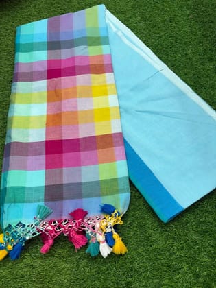 Pure mul cotton saree