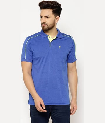 EPPE - Blue Polyester Regular Fit Men's Sports Polo T-Shirt ( Pack of 1 )