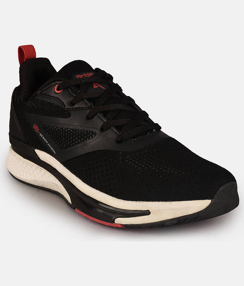 Action -  Lace-up Sport shoe  Black Men's Sports Running Shoes