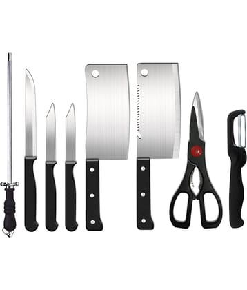 Shopper52 Silver Stainless Steel Knife Set Blade Length 10 cm ( Pack of 1 )