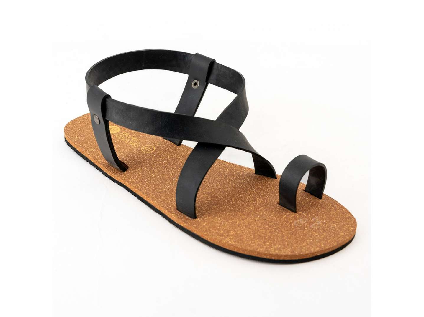 Paaduks Calor Crossover Vegan Suede Brown Sandals - UK 6