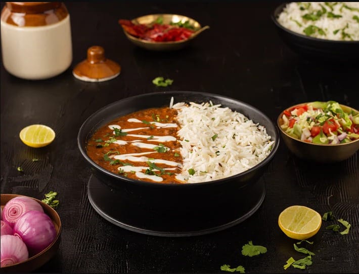 Dal makhani rice