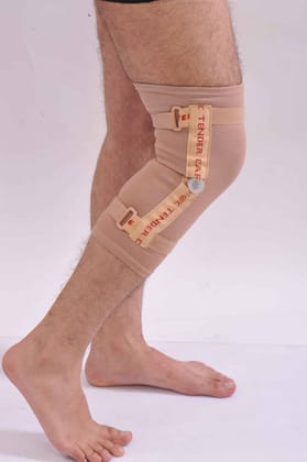 TUBULAR KNEE SUPPORT 4 WAY GREY  OP 2  Size  XL