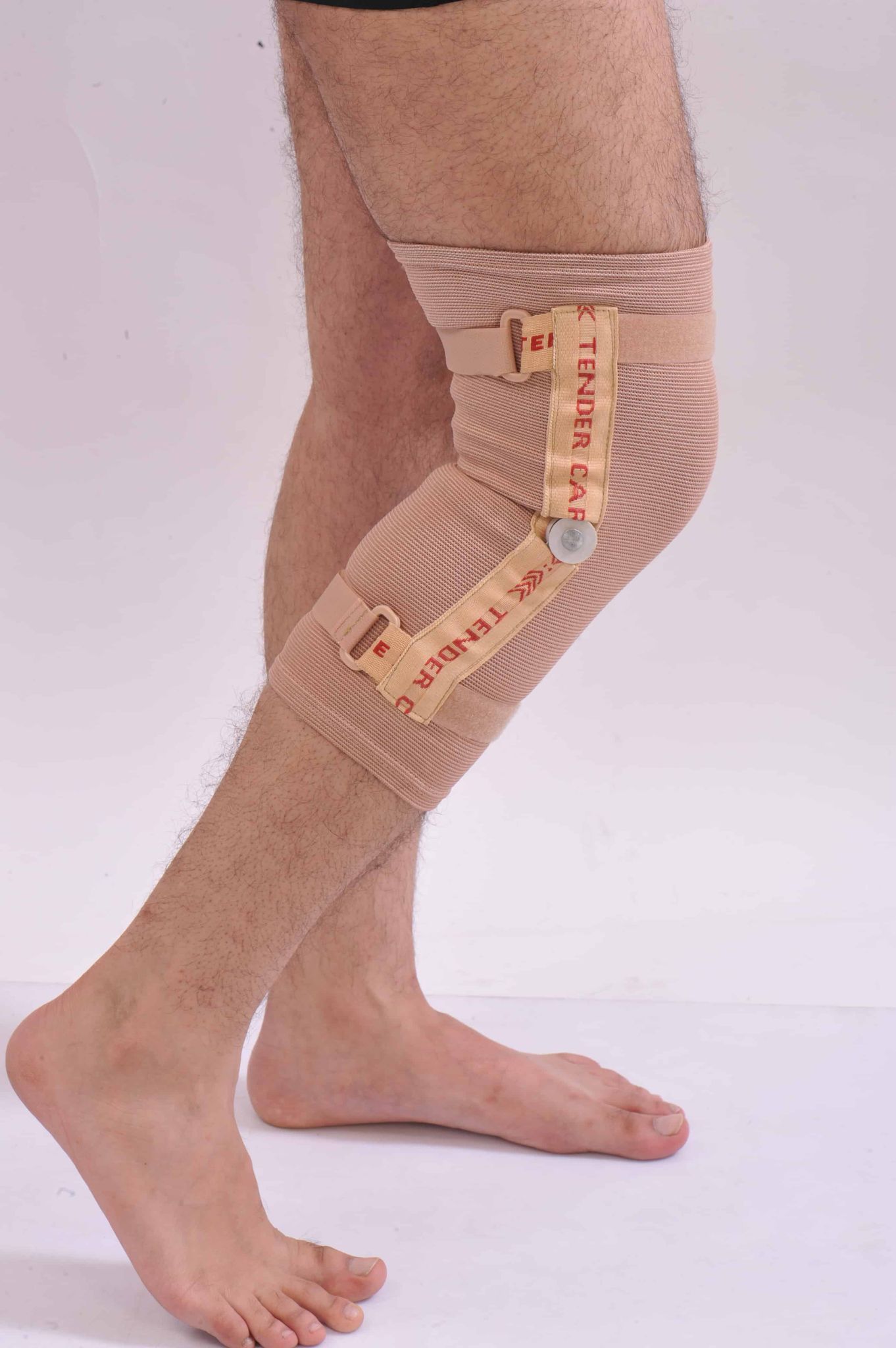 TUBULAR KNEE SUPPORT 4 WAY GREY  OP 2  Size  M