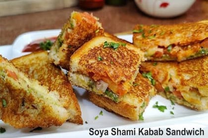 Soya Shami Kabab Sandwich