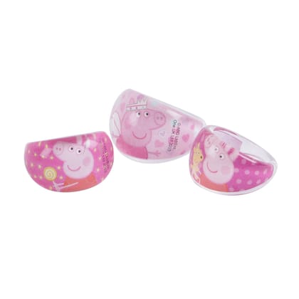 Li'l Diva Peppa Pig Pack of 3 Multicoloured Finger Rings For Girls 3 Years and Above