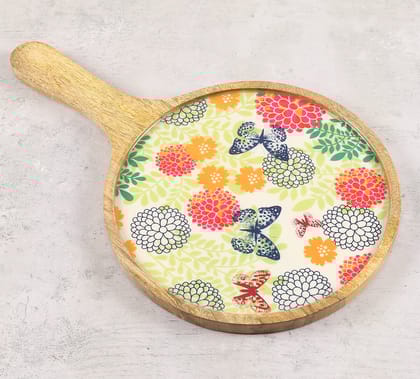 Monarch'S Cadence Round Serving Platter Monarch'S Cadence Round Serving Platter