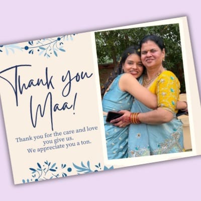 Customised Gift Card