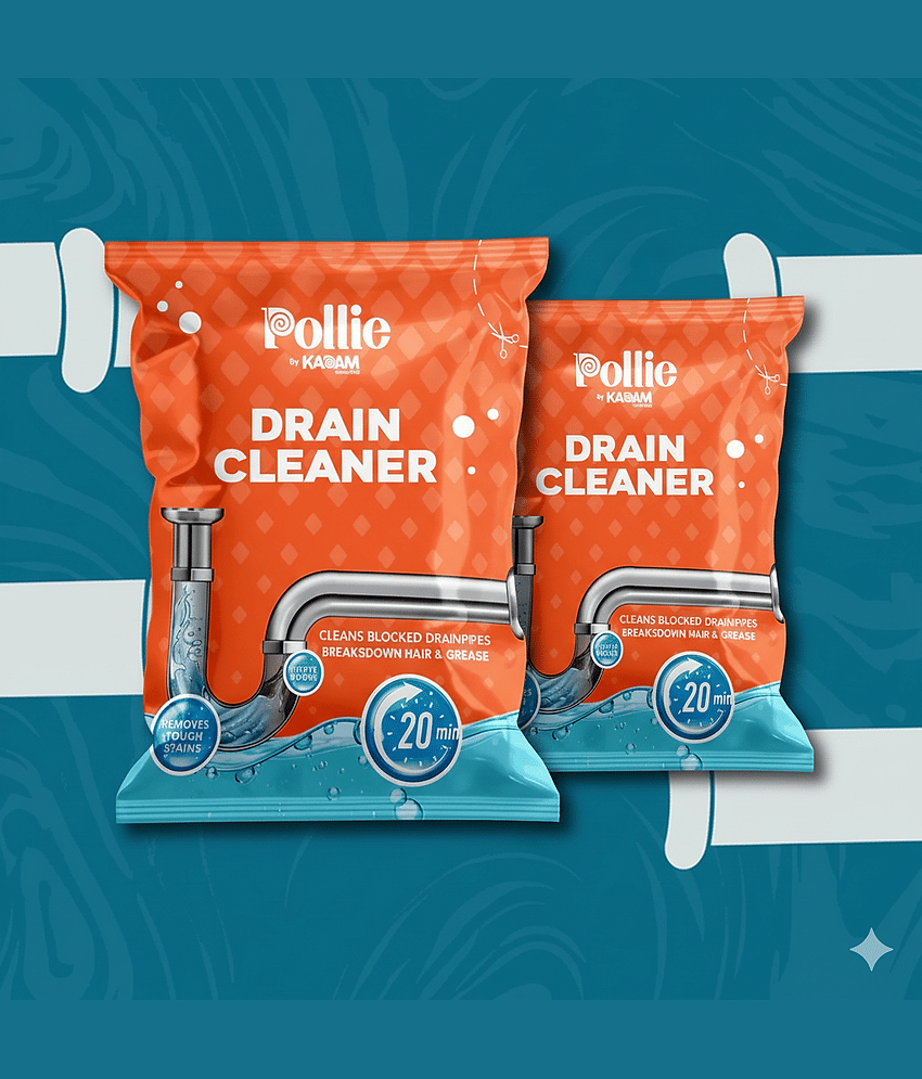 Multi Deal Heavy-Duty Sink & Drain Block Remover Pollie Drain Cleaner Powder (Pack of 1)