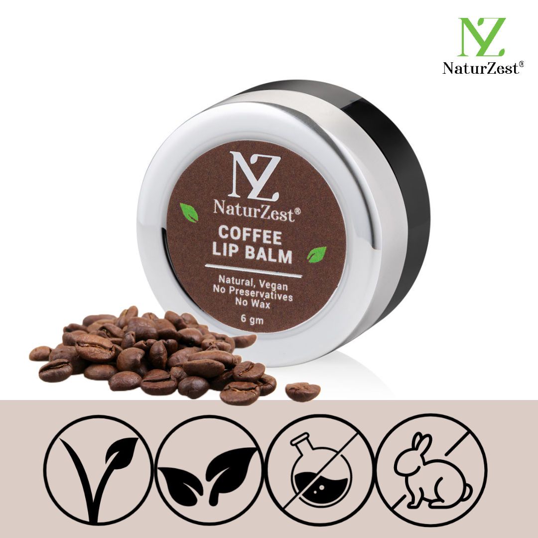 NaturZest Coffee Lip Balm, 6 gm