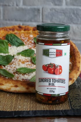 Granaducas Sundried Tomatoes in Oil (Jar) | Mediterranean Antipasti | Salads, Pizza & Baking Ingredient