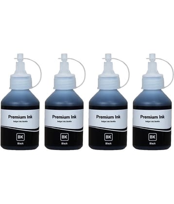 KALAR BT60BK For DCP T220 Black Ink ( 100 ml ) Pack of 4 For Brother BT60BK & BT6000BK use printer DCP-T300, DCP-T500, DCP-T700W, MFC-T800W